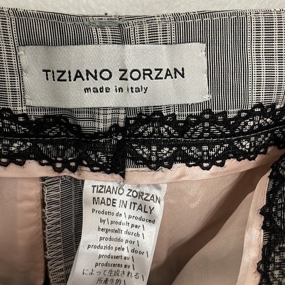 Tiziano zorzan gray plaid pants size s - Picture 10 of 12
